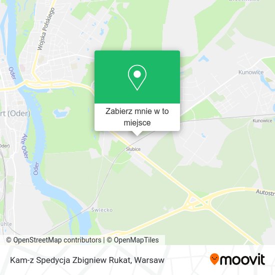 Mapa Kam-z Spedycja Zbigniew Rukat