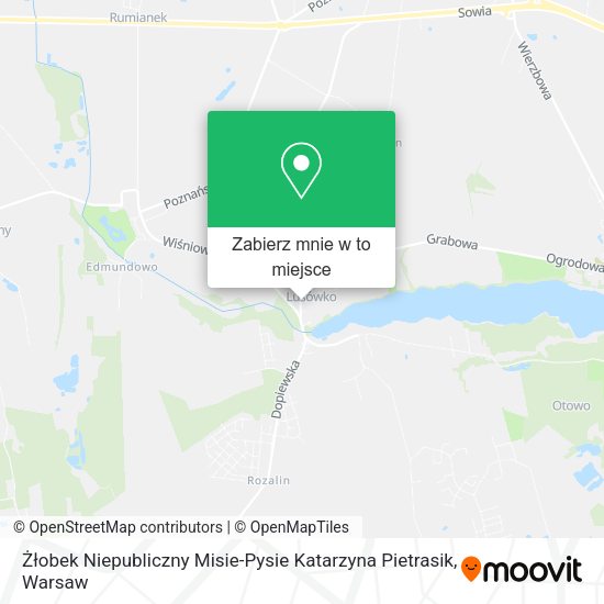 Mapa Żłobek Niepubliczny Misie-Pysie Katarzyna Pietrasik