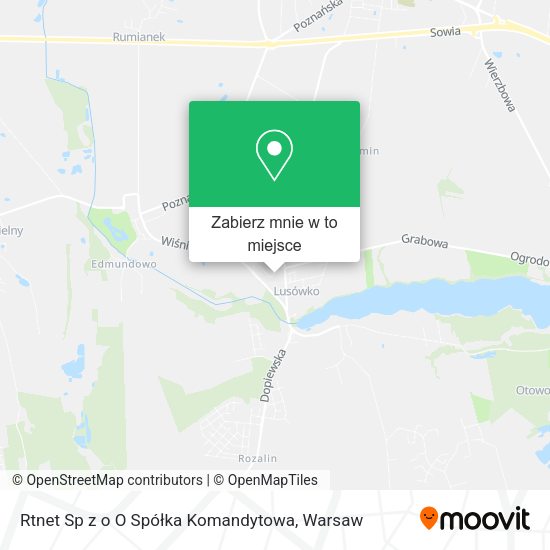 Mapa Rtnet Sp z o O Spółka Komandytowa