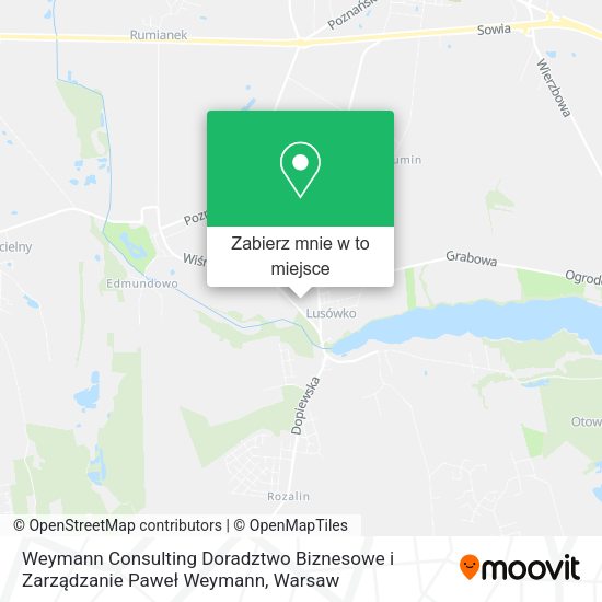 Mapa Weymann Consulting Doradztwo Biznesowe i Zarządzanie Paweł Weymann