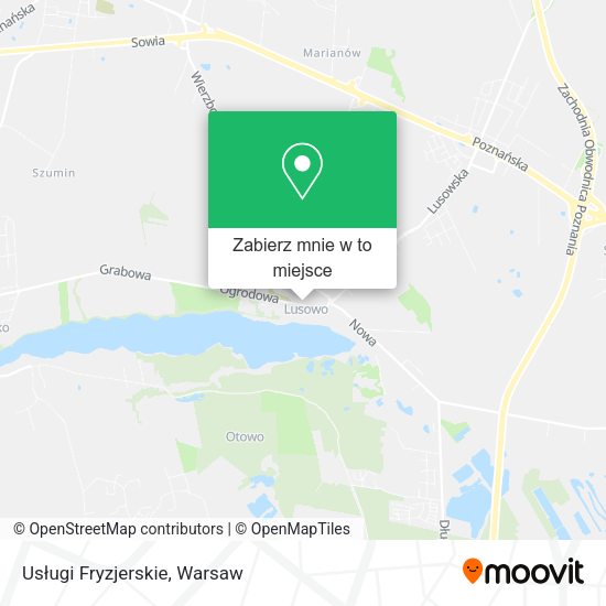 Mapa Usługi Fryzjerskie