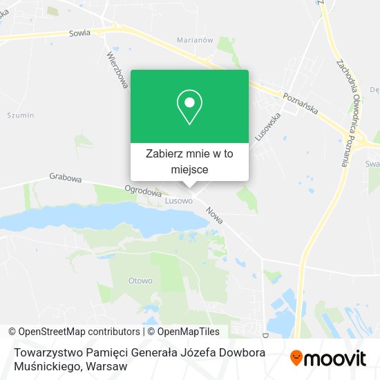 Mapa Towarzystwo Pamięci Generała Józefa Dowbora Muśnickiego