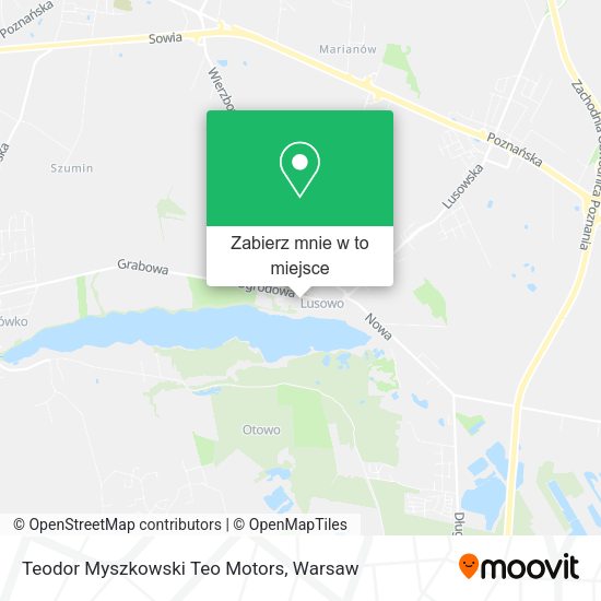 Mapa Teodor Myszkowski Teo Motors