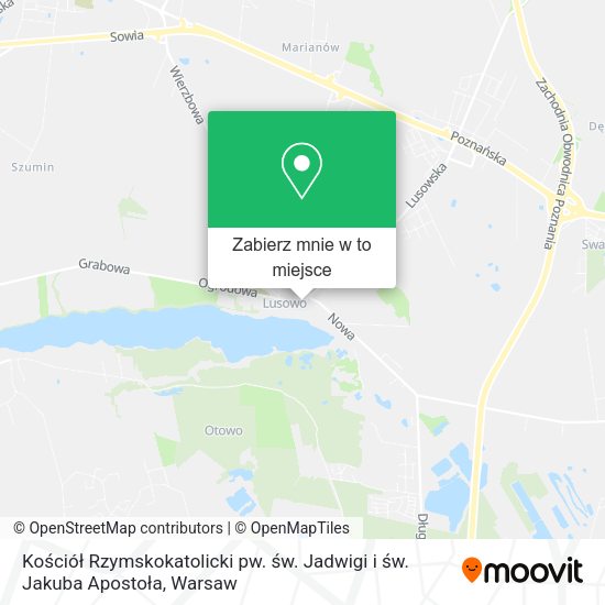 Mapa Kościół Rzymskokatolicki pw. św. Jadwigi i św. Jakuba Apostoła