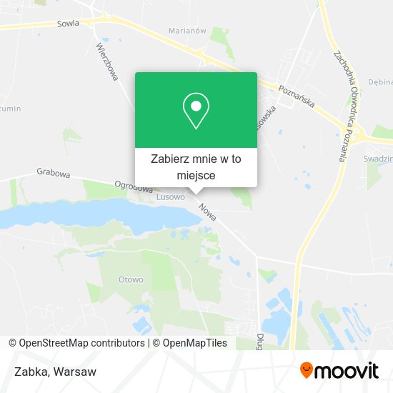 Mapa Zabka