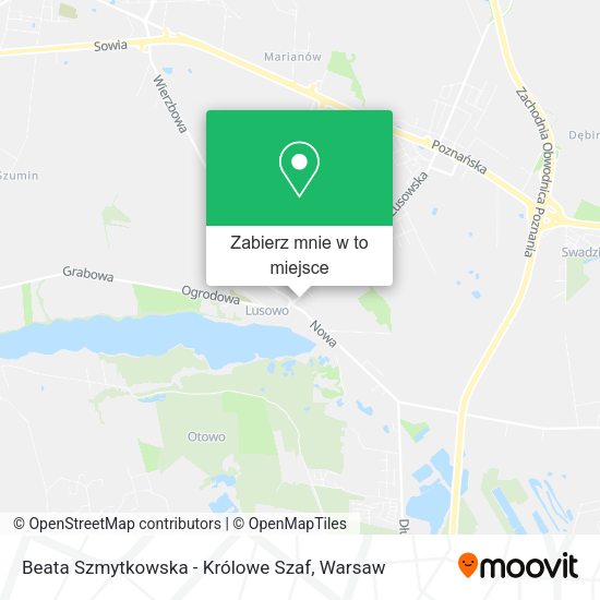 Mapa Beata Szmytkowska - Królowe Szaf