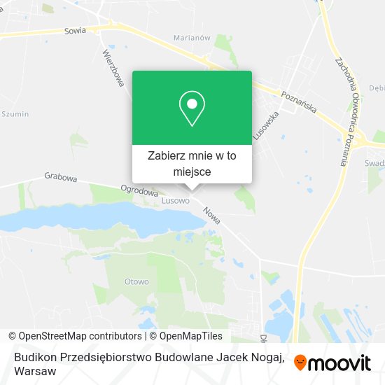 Mapa Budikon Przedsiębiorstwo Budowlane Jacek Nogaj