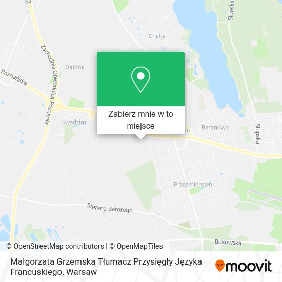 Mapa Małgorzata Grzemska Tłumacz Przysięgły Języka Francuskiego