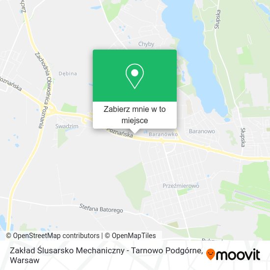 Mapa Zakład Ślusarsko Mechaniczny - Tarnowo Podgórne