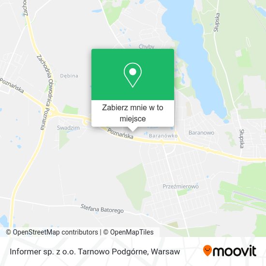 Mapa Informer sp. z o.o. Tarnowo Podgórne