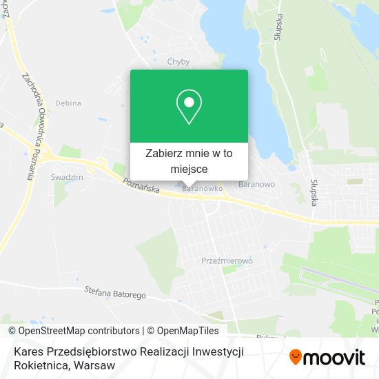 Mapa Kares Przedsiębiorstwo Realizacji Inwestycji Rokietnica