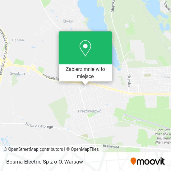 Mapa Bosma Electric Sp z o O