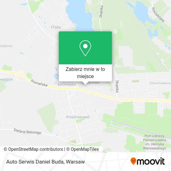 Mapa Auto Serwis Daniel Buda