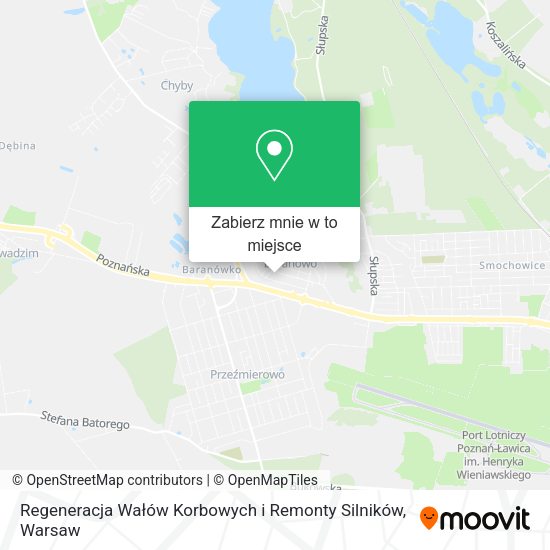 Mapa Regeneracja Wałów Korbowych i Remonty Silników