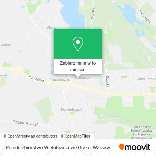 Mapa Przedsiebiorstwo Wielobranzowe Grako