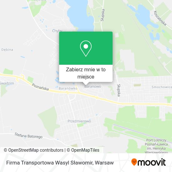 Mapa Firma Transportowa Wasyl Sławomir