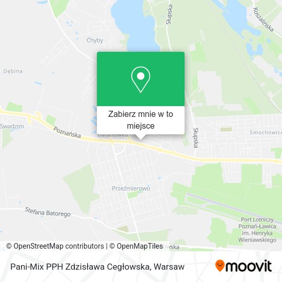 Mapa Pani-Mix PPH Zdzisława Cegłowska