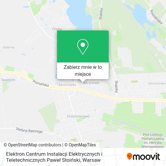 Mapa Elektron Centrum Instalacji Elektrycznych i Teletechnicznych Paweł Stoiński