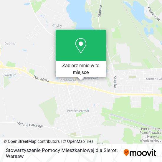 Mapa Stowarzyszenie Pomocy Mieszkaniowej dla Sierot