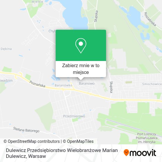 Mapa Dulewicz Przedsiębiorstwo Wielobranżowe Marian Dulewicz