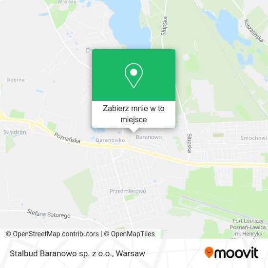 Mapa Stalbud Baranowo sp. z o.o.