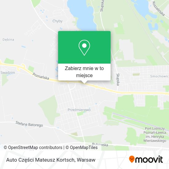 Mapa Auto Części Mateusz Kortsch