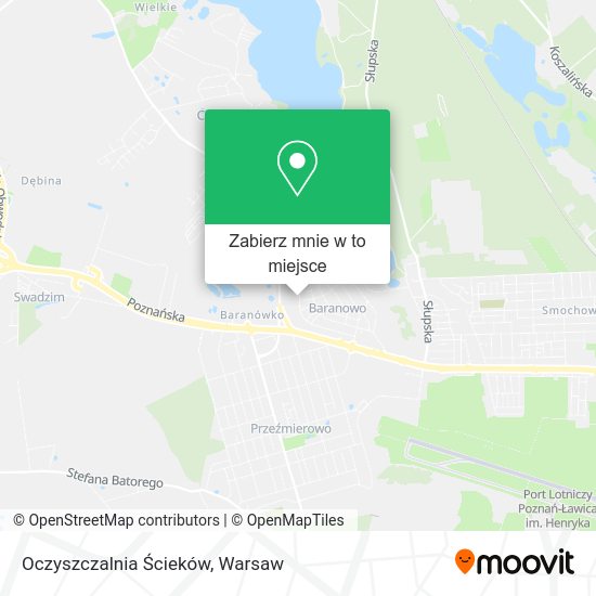 Mapa Oczyszczalnia Ścieków