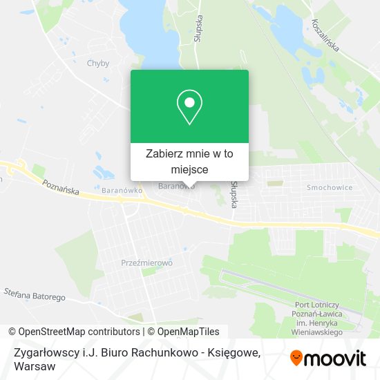 Mapa Zygarłowscy i.J. Biuro Rachunkowo - Księgowe