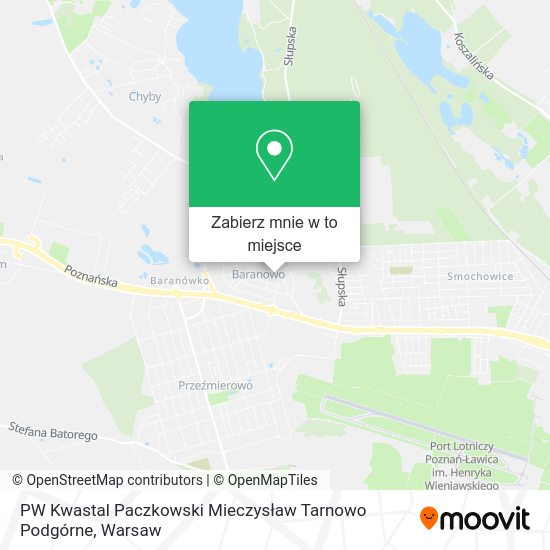 Mapa PW Kwastal Paczkowski Mieczysław Tarnowo Podgórne