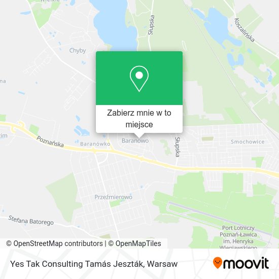 Mapa Yes Tak Consulting Tamás Jeszták