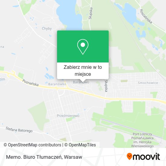 Mapa Memo. Biuro Tłumaczeń