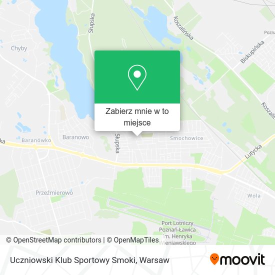 Mapa Uczniowski Klub Sportowy Smoki