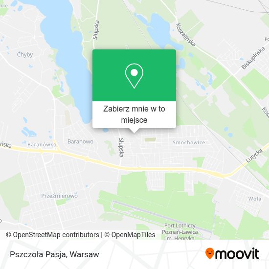 Mapa Pszczoła Pasja