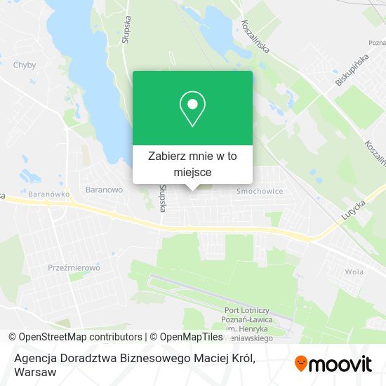 Mapa Agencja Doradztwa Biznesowego Maciej Król