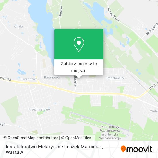 Mapa Instalatorstwo Elektryczne Leszek Marciniak