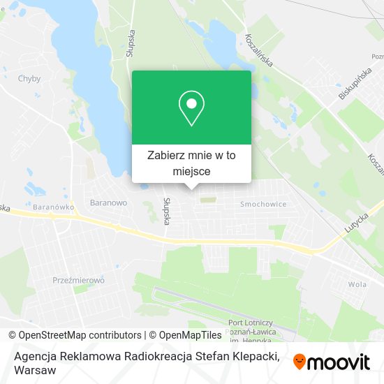 Mapa Agencja Reklamowa Radiokreacja Stefan Klepacki