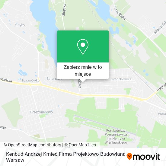 Mapa Kenbud Andrzej Kmieć Firma Projektowo-Budowlana