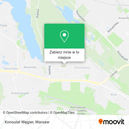 Mapa Konsulat Węgier