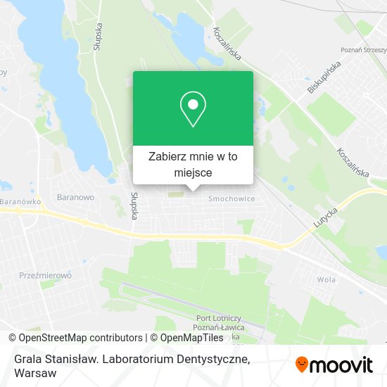 Mapa Grala Stanisław. Laboratorium Dentystyczne