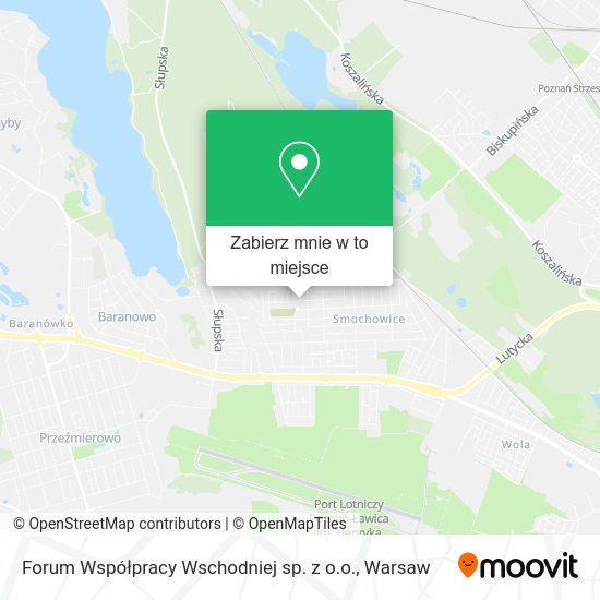 Mapa Forum Współpracy Wschodniej sp. z o.o.