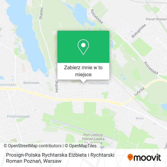 Mapa Prosign-Polska Rychtarska Elżbieta i Rychtarski Roman Poznań