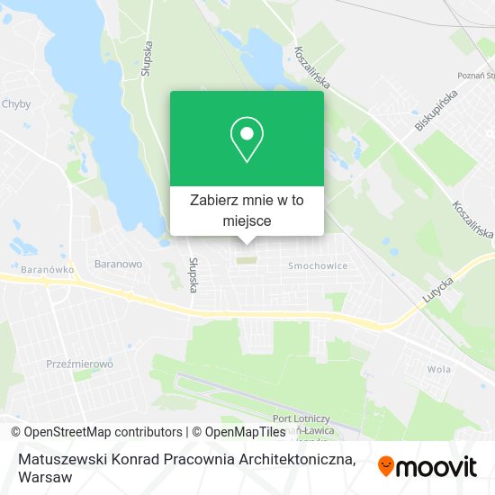 Mapa Matuszewski Konrad Pracownia Architektoniczna