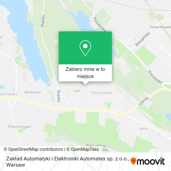 Mapa Zakład Automatyki i Elektroniki Automatex sp. z o.o.