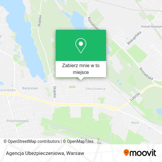 Mapa Agencja Ubezpieczeniowa