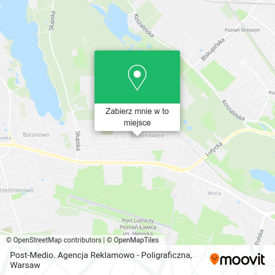 Mapa Post-Medio. Agencja Reklamowo - Poligraficzna