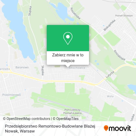 Mapa Przedsiębiorstwo Remontowo-Budowlane Błażej Nowak