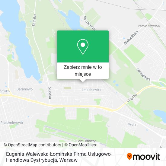 Mapa Eugenia Walewska-Łomińska Firma Usługowo-Handlowa Dystrybucja