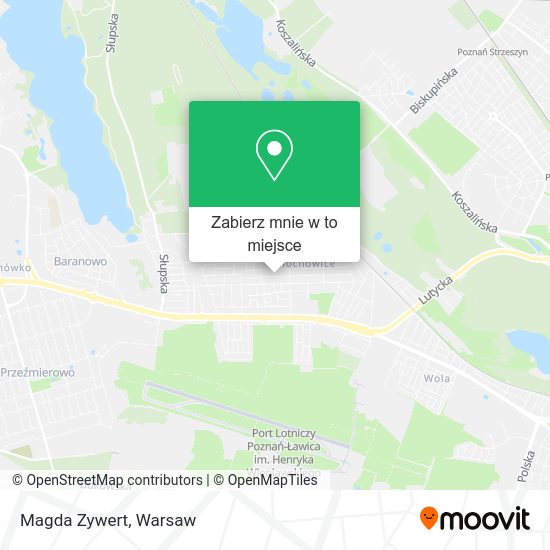 Mapa Magda Zywert