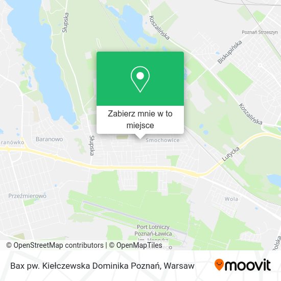 Mapa Bax pw. Kiełczewska Dominika Poznań