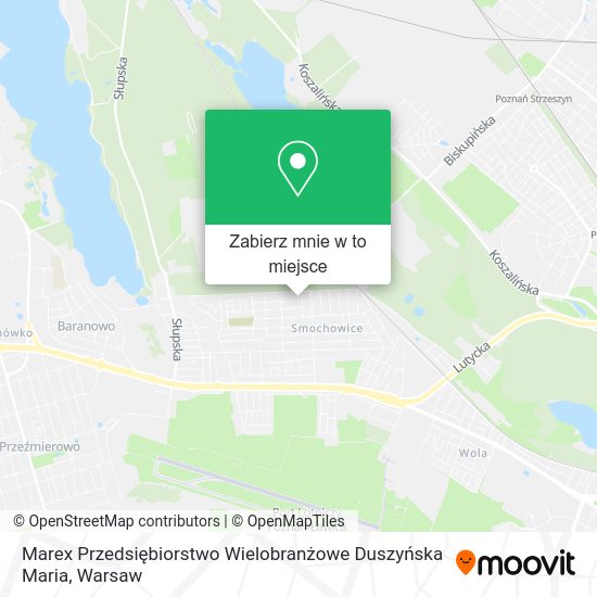 Mapa Marex Przedsiębiorstwo Wielobranżowe Duszyńska Maria